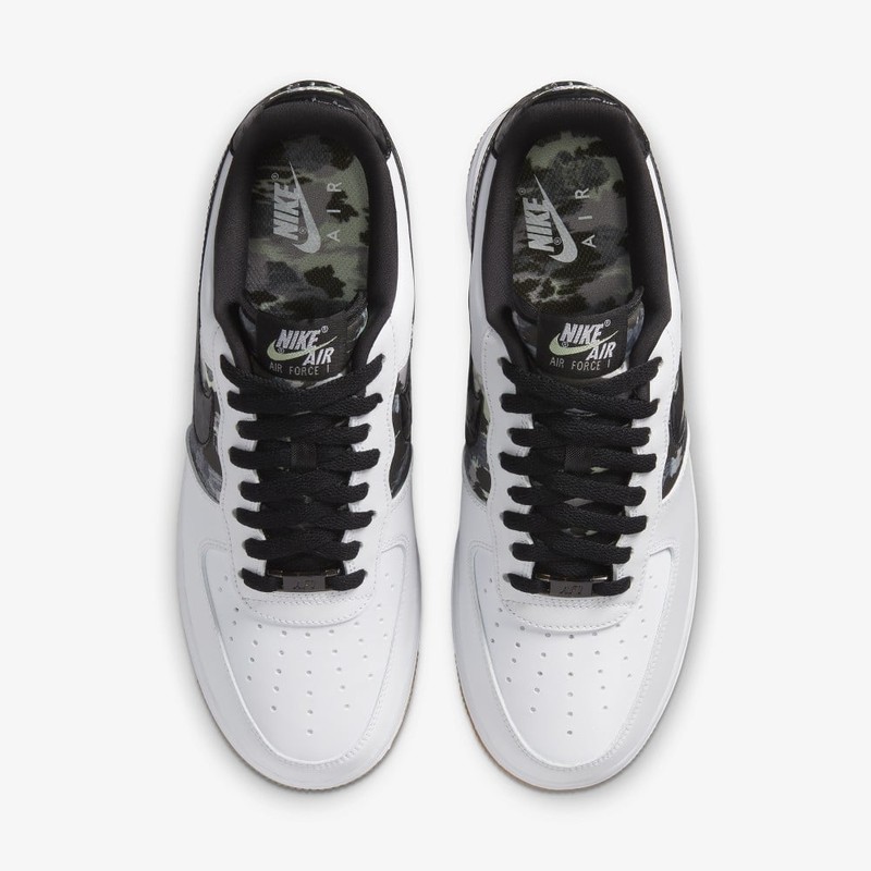 Black and white outlet camo air force 1